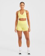 Staple Sports Bra - Pastel Lemon - Image 3