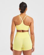Staple Sports Bra - Pastel Lemon - Image 2