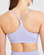 Staple Sports Bra - Pastel Lavender - Image 6