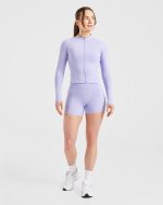 Staple Zip Jacket - Pastel Lavender - Image 3