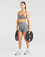 Balance V3 Seamless Shorts - Charcoal Grey - Image 7