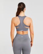 Balance V3 Seamless Sports Bra - Charcoal Grey - Image 2