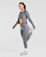 Balance V3 Seamless Sports Bra - Charcoal Grey - Image 8