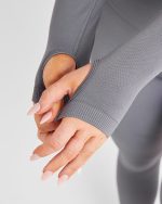 Balance V3 Seamless Zip Jacket - Charcoal Grey - Image 6