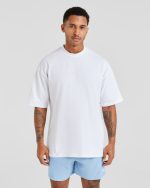 Craft Oversized T Shirt - White - Image 9