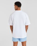 Craft Oversized T Shirt - White - Image 10