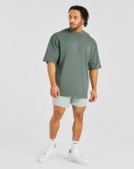 Craft Oversized T Shirt - Vintage Sage - Image 3