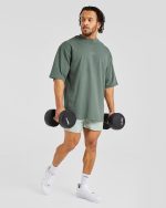 Craft Oversized T Shirt - Vintage Sage - Image 7