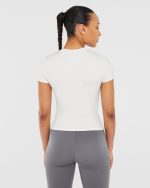 Sculpt T Shirt - Marshmallow - Image 2