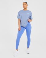 Staple Leggings - Cobalt Blue - Image 7