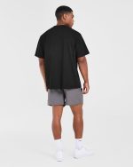 Retro Oversized T Shirt - Black - Image 4