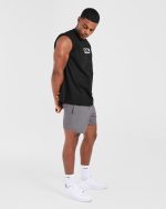 Retro Oversized T Shirt - Black - Image 7