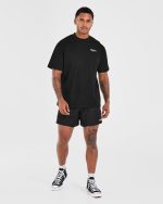 Mind of Steel Oversized T Shirt - Black - Image 4