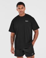 Mind of Steel Oversized T Shirt - Black - Image 2
