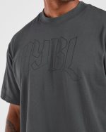 Gothic Oversized T Shirt - Charcoal - Image 5