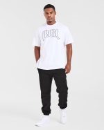 Gothic Oversized T Shirt - White - Image 3