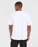 Gothic Oversized T Shirt - White - Image 2