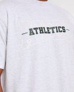 Athletics Oversized T Shirt - Grey Marl - Image 6