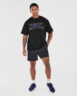 Athletics Oversized T Shirt - Black - Image 3