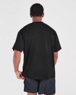 Athletics Oversized T Shirt - Black - Image 2