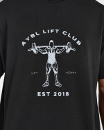 Lift Club Oversized T Shirt - Black - Image 5