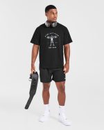 Lift Club Oversized T Shirt - Black - Image 7