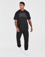 Gothic Oversized T Shirt - Black - Image 3