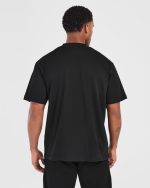 Gothic Oversized T Shirt - Black - Image 2