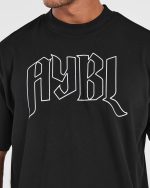 Gothic Oversized T Shirt - Black - Image 5