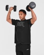 Gothic Oversized T Shirt - Black - Image 8