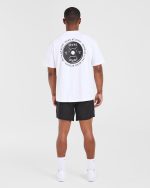 Mind of Steel Oversized T Shirt - White - Image 3
