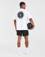 Mind of Steel Oversized T Shirt - White - Image 7