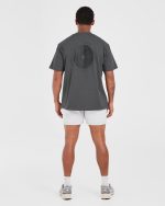 Mind of Steel Oversized T Shirt - Charcoal - Image 3