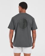 Mind of Steel Oversized T Shirt - Charcoal
