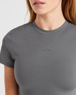 Sculpt T Shirt - Charcoal - Image 5