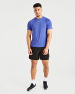 Attain Seamless T Shirt - Indigo Mist - Image 3
