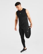 Essential Base Layer Leggings - Black - Image 7