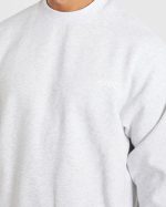 Essential Oversized Sweater - Grey Marl - Image 5