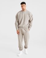 Essential Oversized Sweater - Stone - Image 3