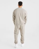 Essential Oversized Sweater - Stone - Image 4