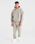 Essential Oversized Hoodie - Stone - Image 3