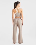 Courtside Straight Leg Joggers - Mocha - Image 4