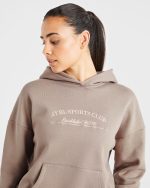 Courtside Hoodie - Mocha - Image 5