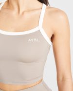 Courtside Tank Top - Mocha - Image 5