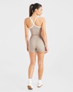 Courtside Tank Top - Mocha - Image 4