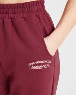 Courtside Straight Leg Joggers - Summer Cherry - Image 6