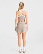 Courtside Skort - Mocha - Image 4