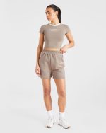 Courtside Shorts - Mocha - Image 3