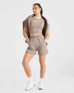 Courtside Shorts - Mocha - Image 7