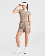 Courtside Shorts - Mocha - Image 8